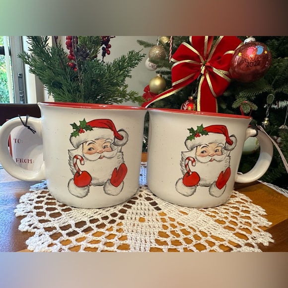 peppermint & pine Other - Ceramic “SANTA CLAUS” coffee mug